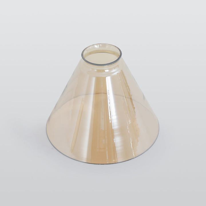 June suspension Industriel en Verre. Clair/Ambre/Gris Fumé - Neutralighting
