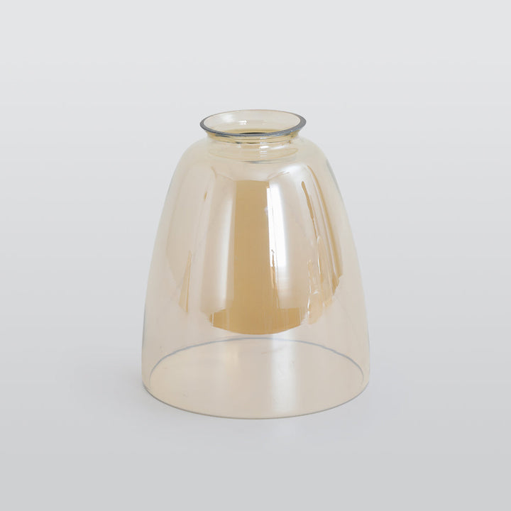 June suspension Industriel en Verre. Clair/Ambre/Gris Fumé - Neutralighting