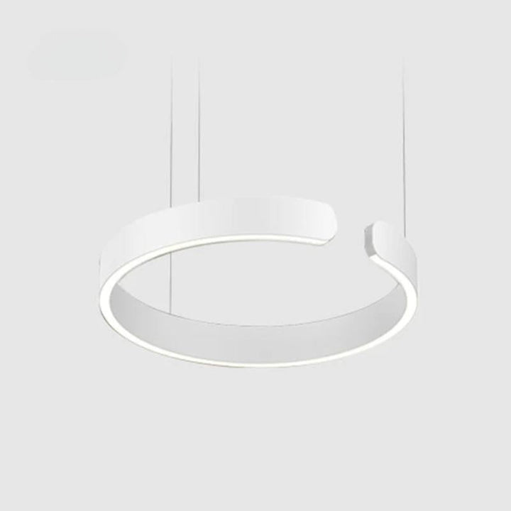 Urel Suspension Cercle Noir/Or Rose Salon/Chambre à Coucher - Neutralighting