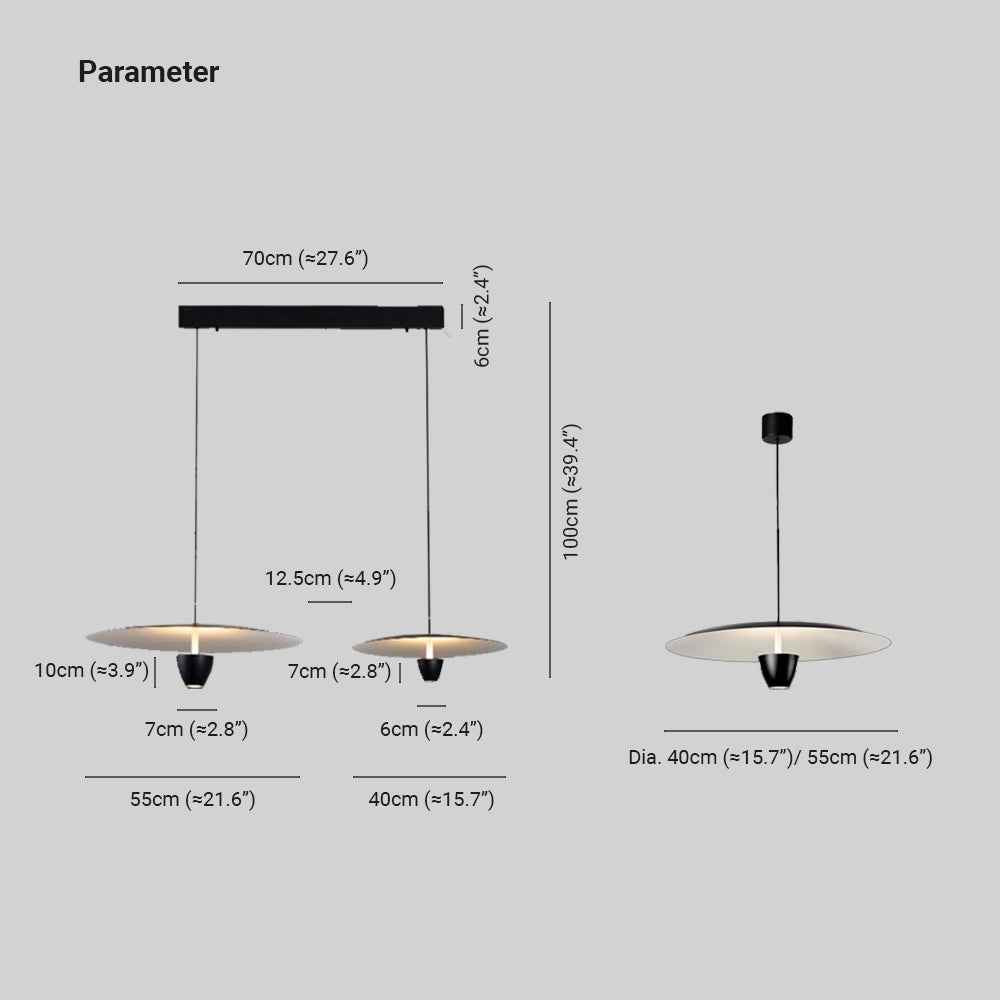 Suspension Arisha Métal LED V53