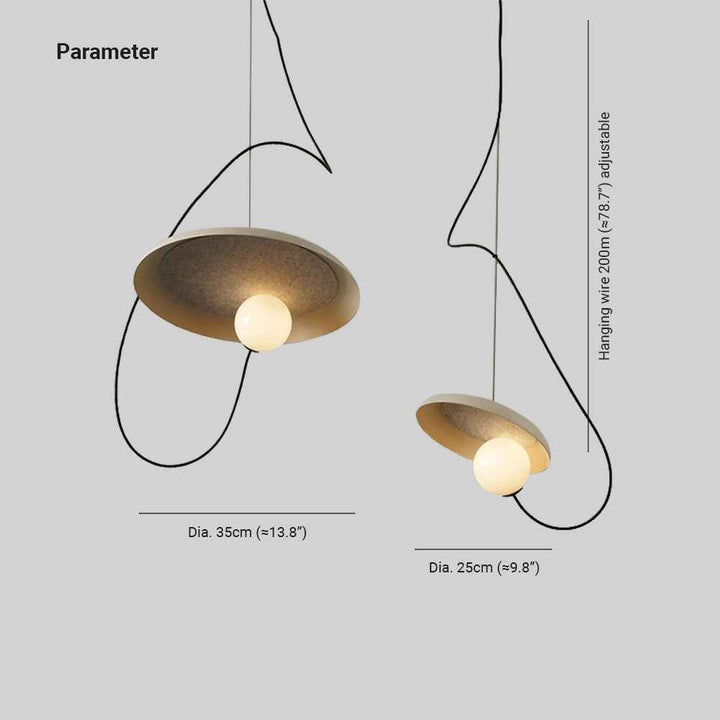Suspension Arisha Acrylique LED 7W