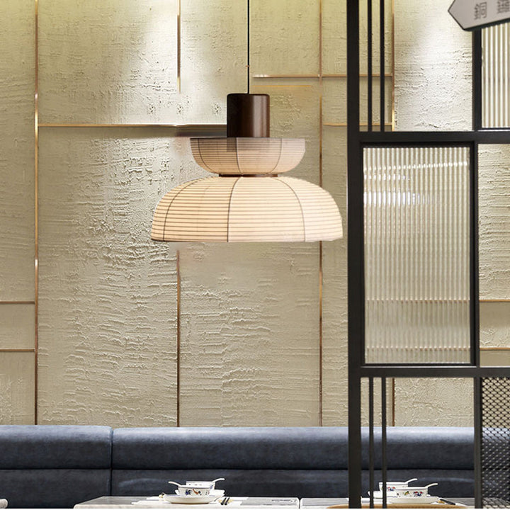 Ritta Suspension Bol Moderne, Metal/Tissu, Beige, Salon - Neutralighting