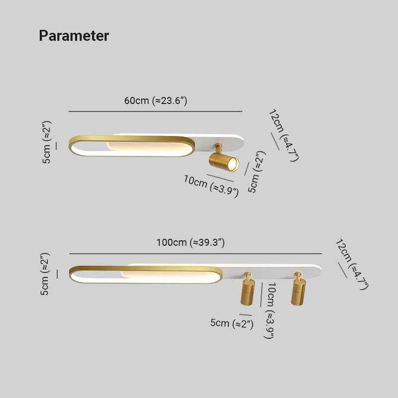 Plafonnier Relis Acrylique LED