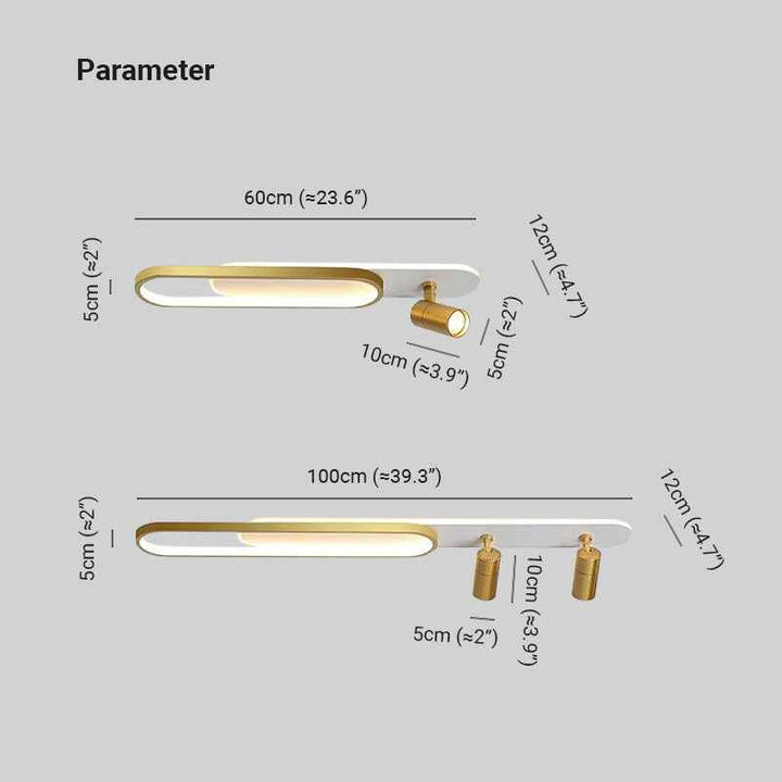 Plafonnier Relis Acrylique LED
