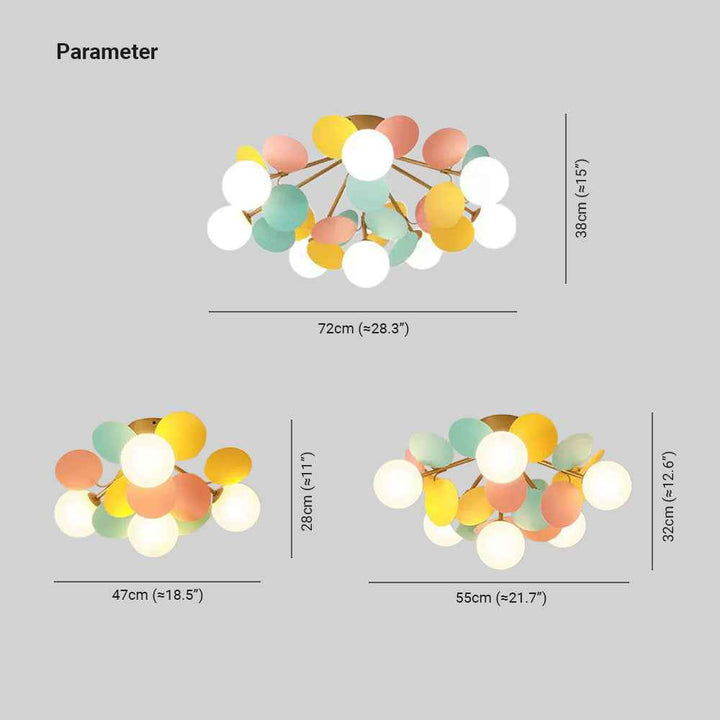 Plafonnier Arisha Acrylique LED