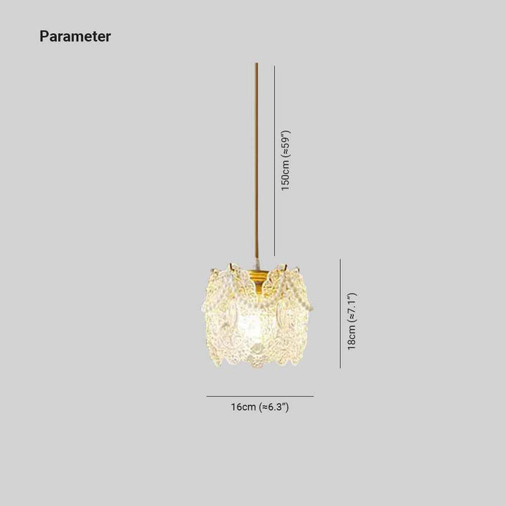 Kristy Suspension LED Fleur Élegante Acrylique/Métal Salon - Neutralighting