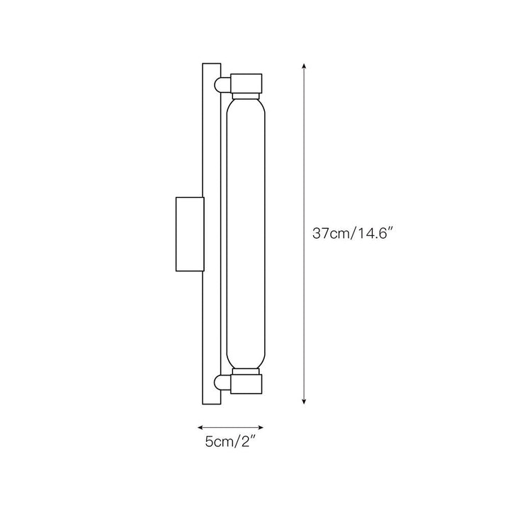 Cumiror Applique Murale Métal Verre Minimaliste Moderne - Neutralighting