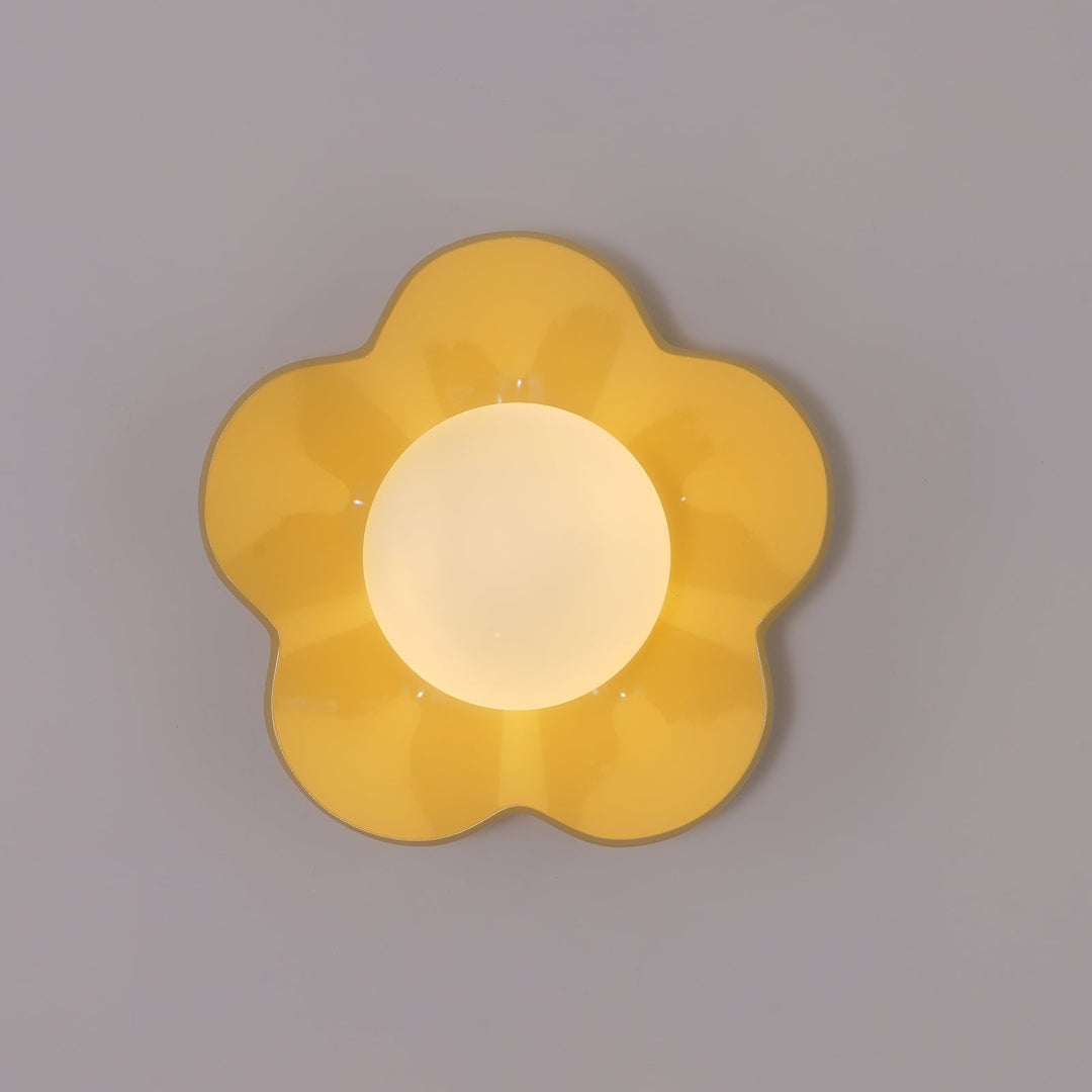 Meluna Applique murale à fleurs jaunes - Neutralighting