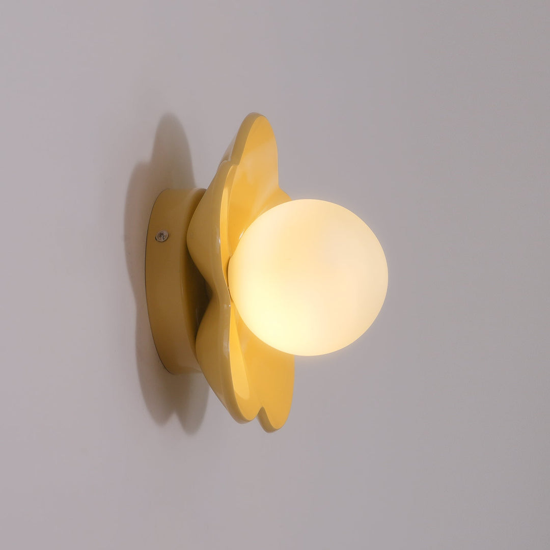 Meluna Applique murale à fleurs jaunes - Neutralighting