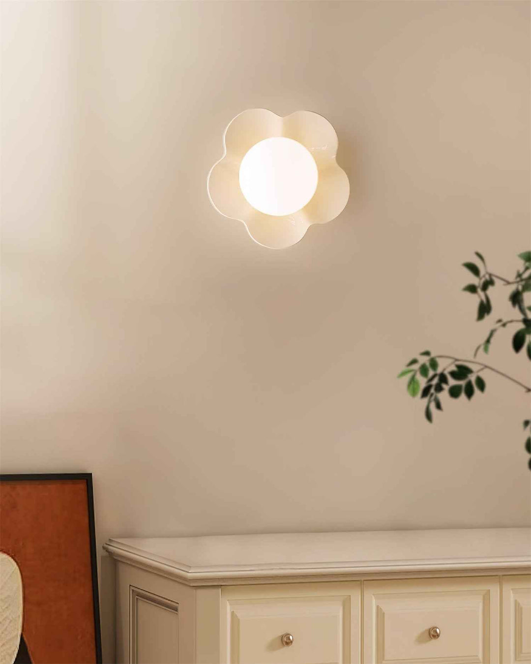 Arcore Verre 20cm Blanc LED