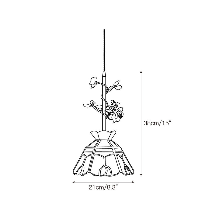 Ilsoris Lampe Pendentive Céramique Verre Rose Créativité Individuelle - Neutralighting