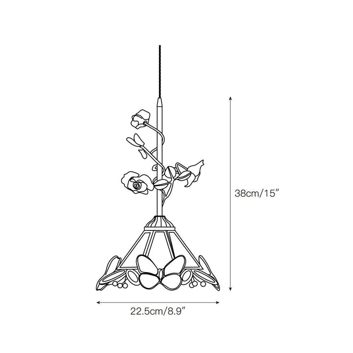 Ilsoris Lampe Pendentive Céramique Verre Rose Créativité Individuelle - Neutralighting
