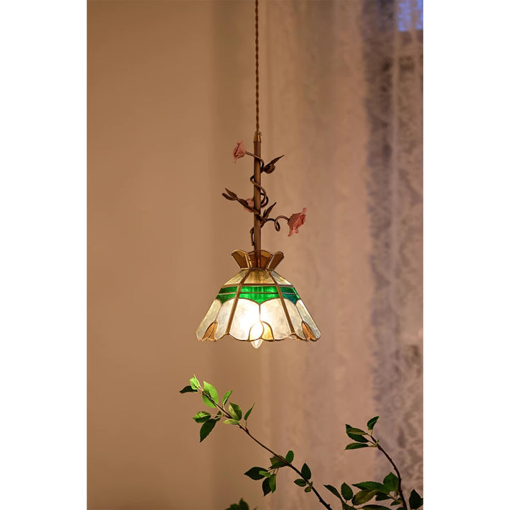 Ilsoris Lampe Pendentive Céramique Verre Rose Créativité Individuelle - Neutralighting