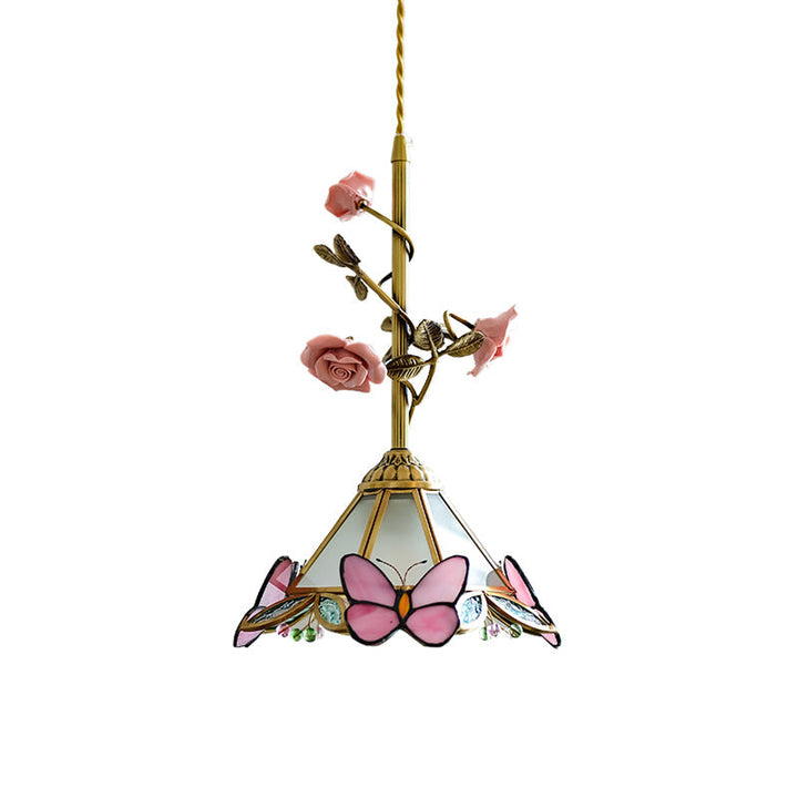Ilsoris Lampe Pendentive Céramique Verre Rose Créativité Individuelle - Neutralighting