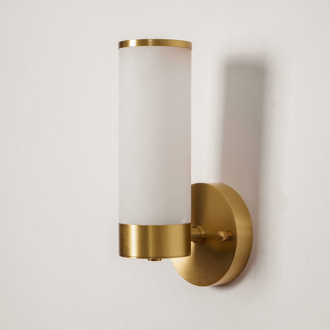 Olvynis Applique Murale Laiton Albâtre Minimaliste Moderne - Neutralighting