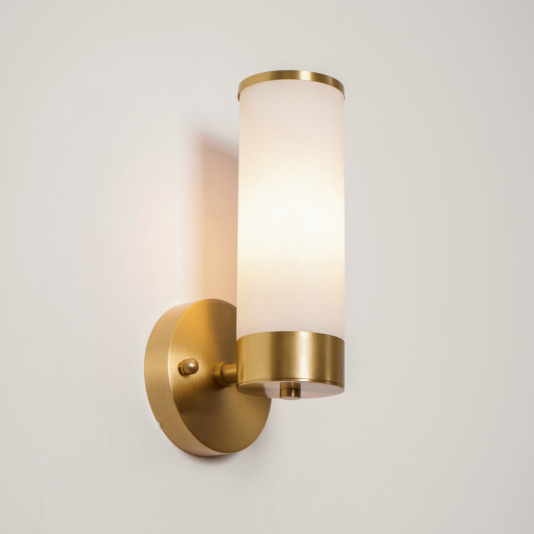 Olvynis Applique Murale Laiton Albâtre Minimaliste Moderne - Neutralighting