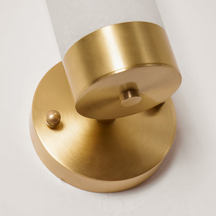 Olvynis Applique Murale Laiton Albâtre Minimaliste Moderne - Neutralighting