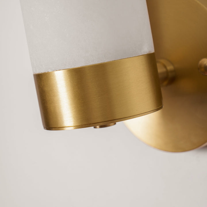 Olvynis Applique Murale Laiton Albâtre Minimaliste Moderne - Neutralighting