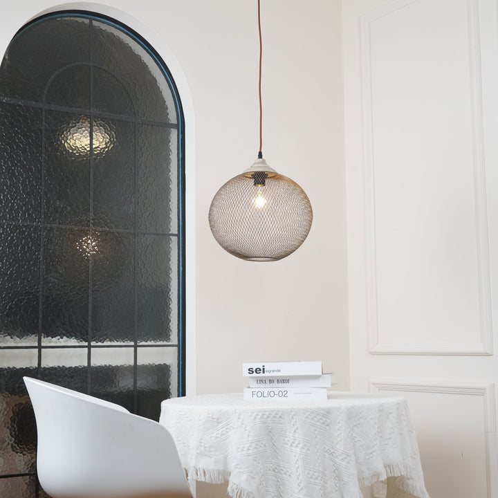 Aursorir Lampe Pendentive en Métal Maille Moderne Minimaliste - Neutralighting