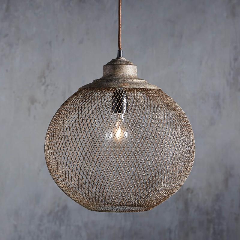 Aursorir Lampe Pendentive en Métal Maille Moderne Minimaliste - Neutralighting