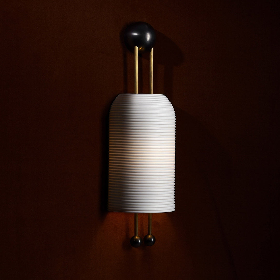 Zelaeora Lampe Murale Lantern Sconce en Métal et Verre Moderne Minimaliste - Neutralighting