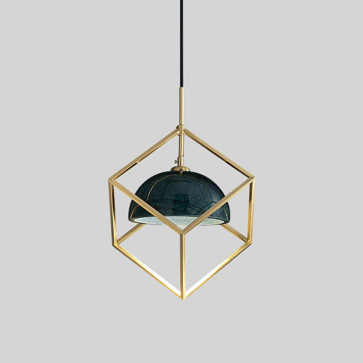 Cubo Lampe Pendante en Laiton Moderne - Neutralighting