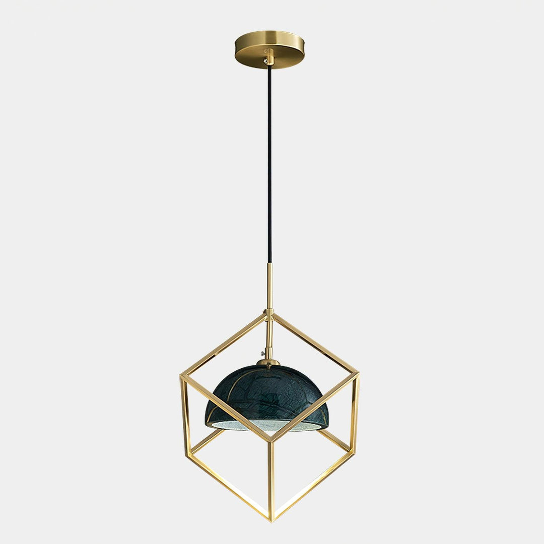 Cubo Lampe Pendante en Laiton Moderne - Neutralighting