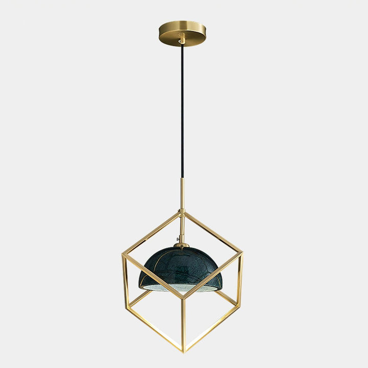 Cubo Lampe Pendante en Laiton Moderne - Neutralighting