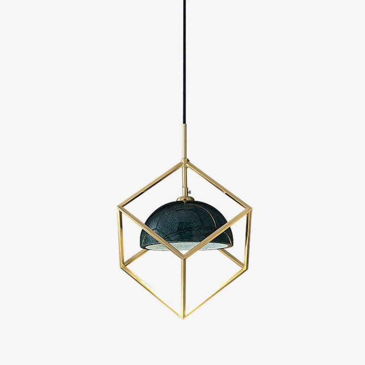 Lampe Cubo en Laiton – Design Contemporain