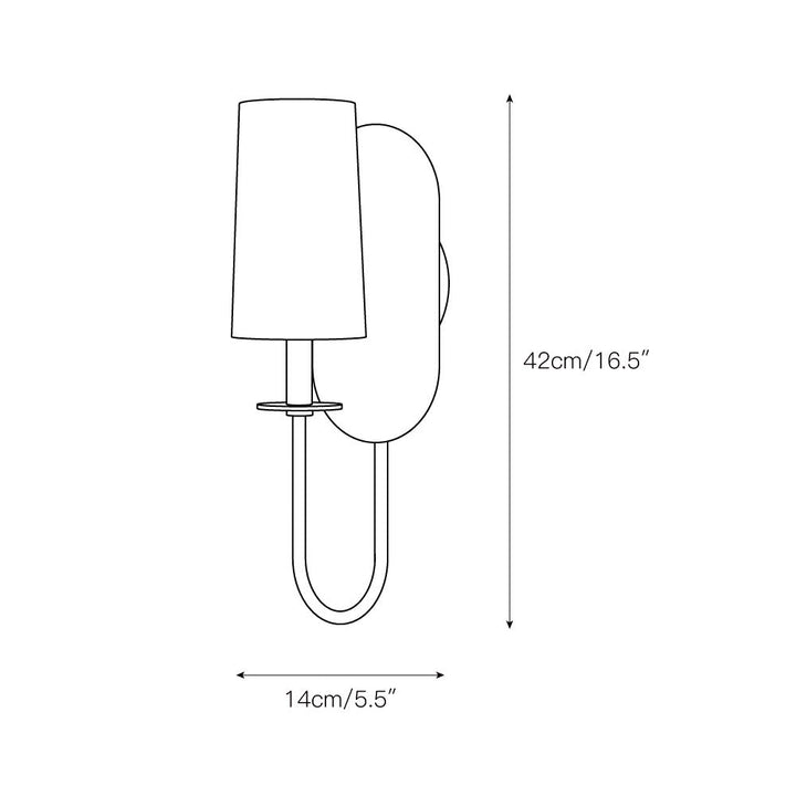 Voloraris Lampe Murale en Tissu et Laiton Premium Élégance - Neutralighting