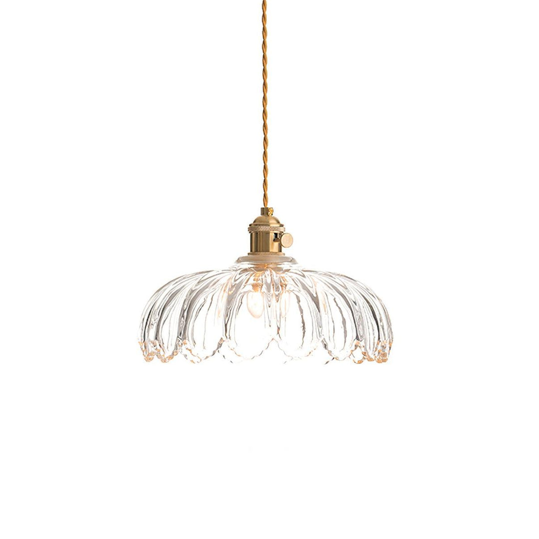 Limea Lampe Pendante Fleur Verre Vert - Neutralighting