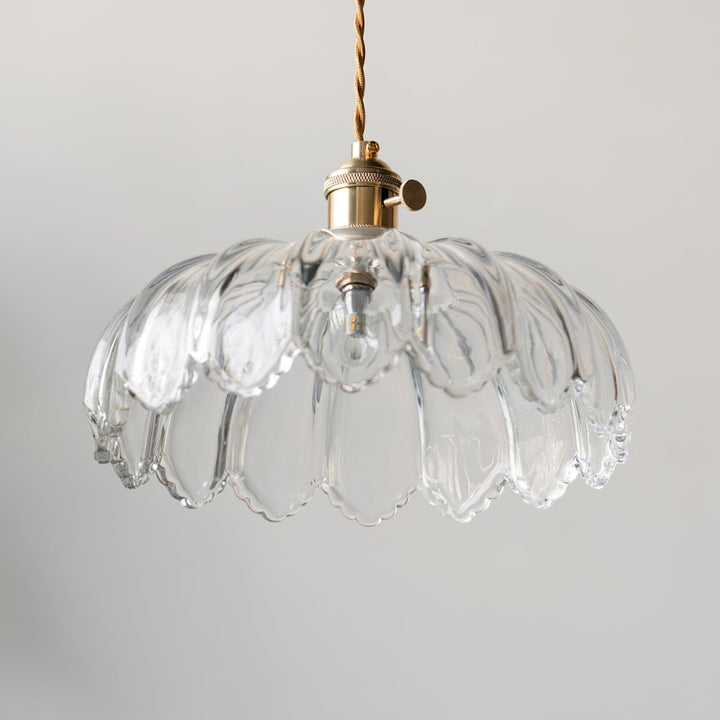Limea Lampe Pendante Fleur Verre Vert - Neutralighting