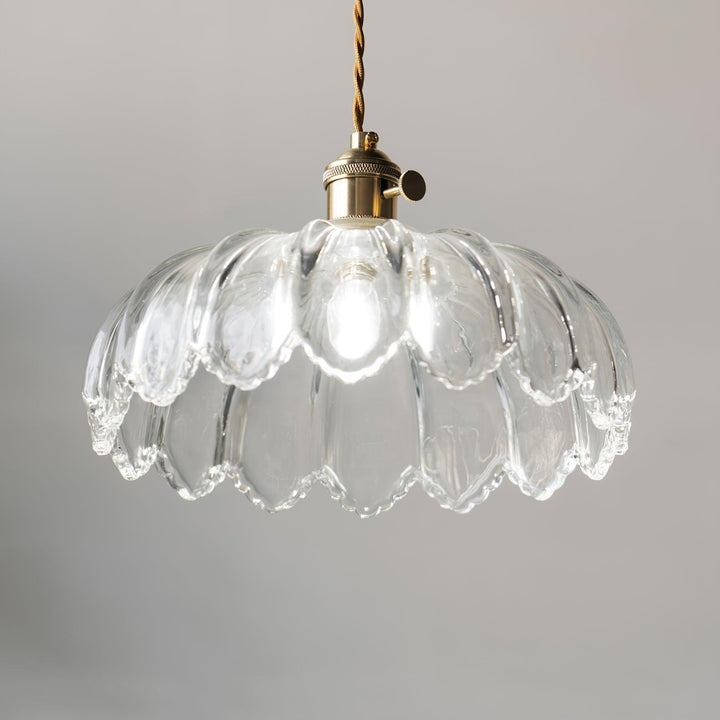 Limea Lampe Pendante Fleur Verre Vert - Neutralighting