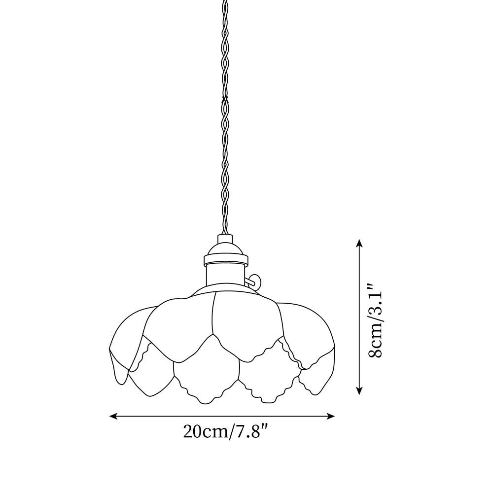 Limea Lampe Pendante Fleur Verre Vert - Neutralighting