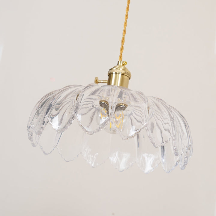 Limea Lampe Pendante Fleur Verre Vert - Neutralighting