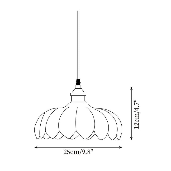 Limea Lampe Pendante Fleur Verre Vert - Neutralighting