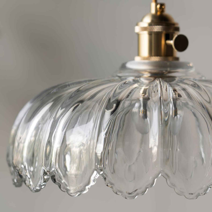 Limea Lampe Pendante Fleur Verre Vert - Neutralighting