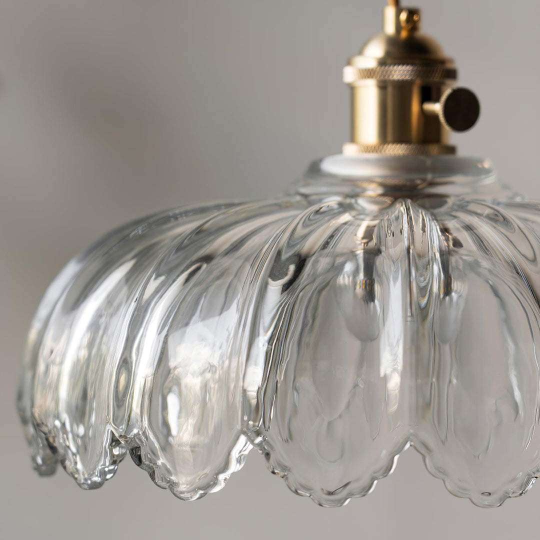 Limea Lampe Pendante Fleur Verre Vert - Neutralighting