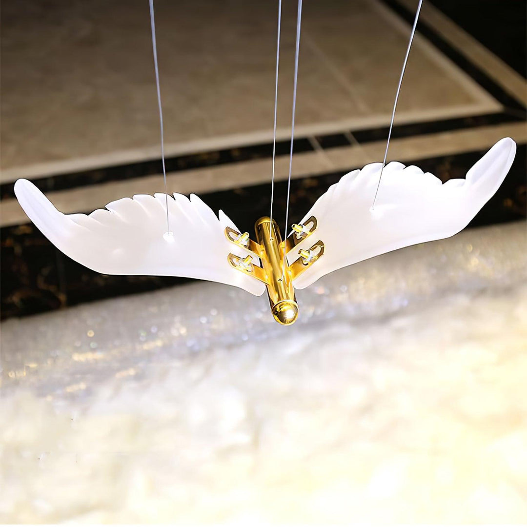 Acariel Chandelier de Luxe Grand en Verre Mouette - Neutralighting