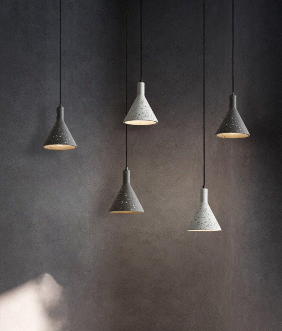 Aurshaor Suspension Ciment Minimaliste - Neutralighting