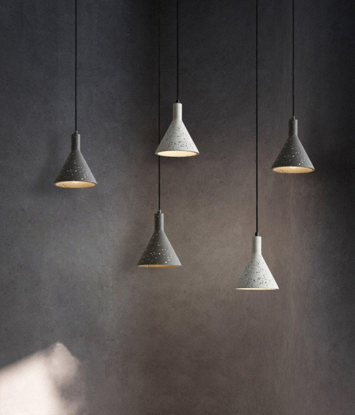 Aurshaor Suspension Ciment Minimaliste - Neutralighting
