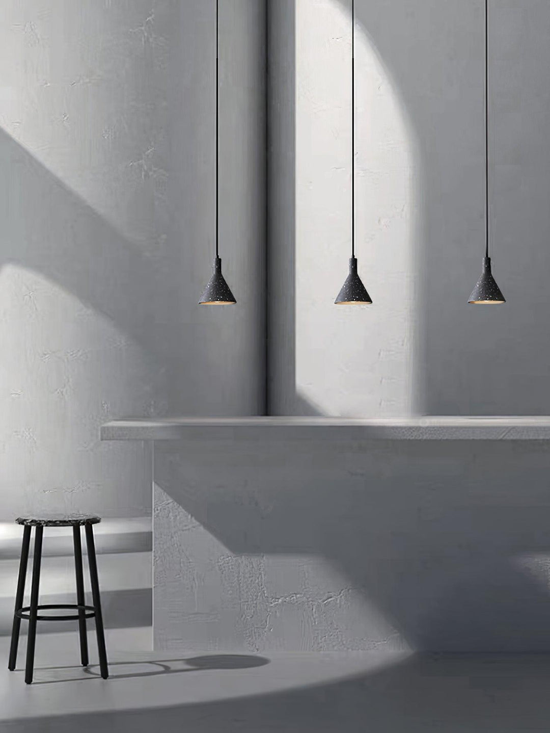 Aurshaor Suspension Ciment Minimaliste - Neutralighting