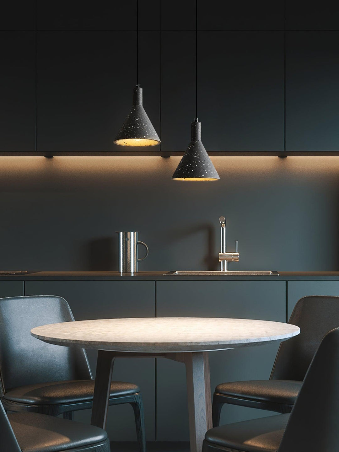 Aurshaor Suspension Ciment Minimaliste - Neutralighting