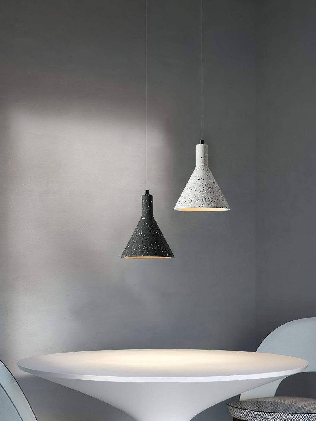 Aurshaor Suspension Ciment Minimaliste - Neutralighting