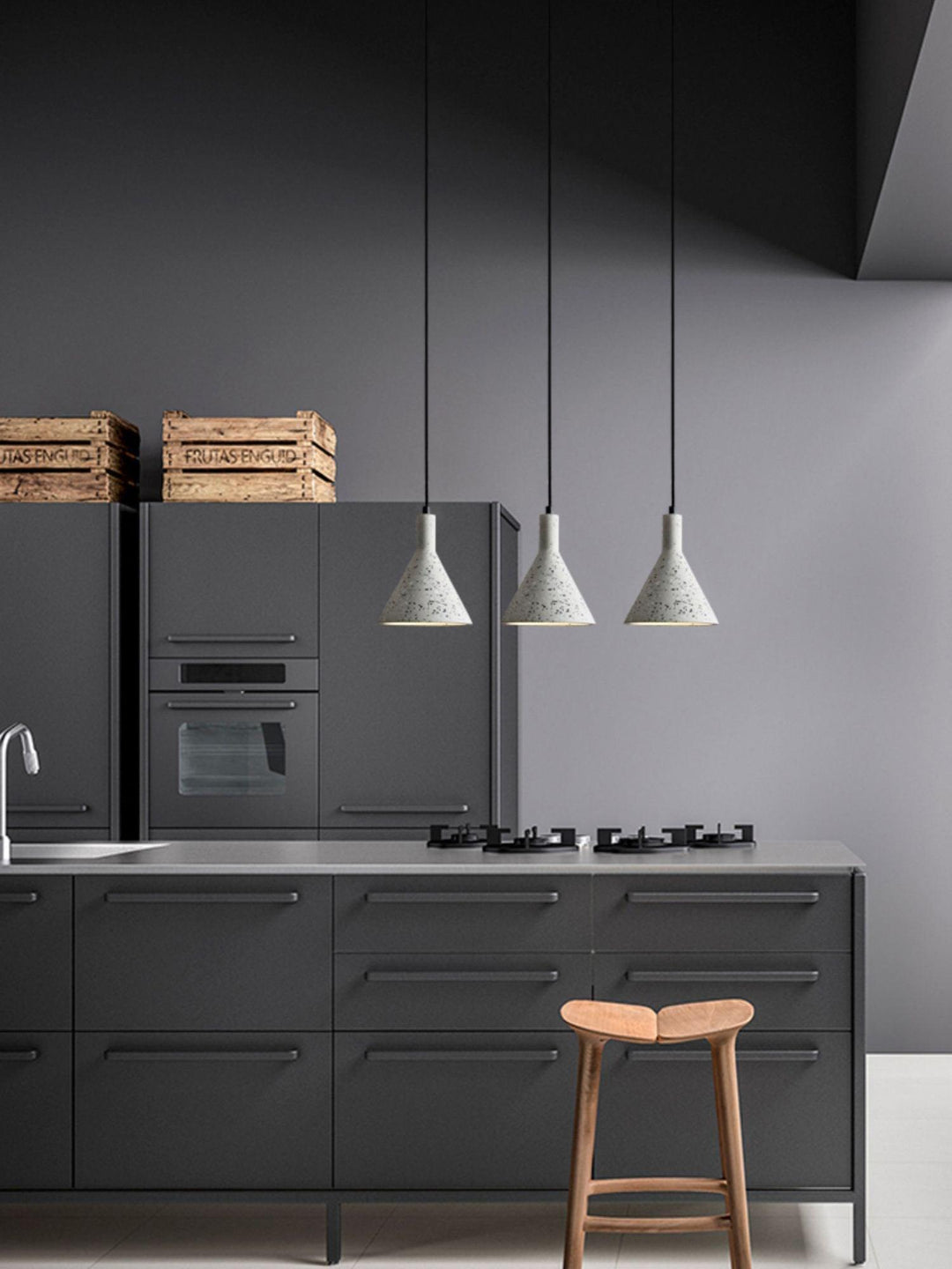 Aurshaor Suspension Ciment Minimaliste - Neutralighting
