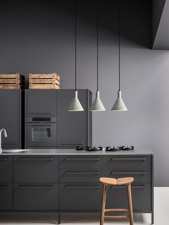 Aurshaor Suspension Ciment Minimaliste - Neutralighting