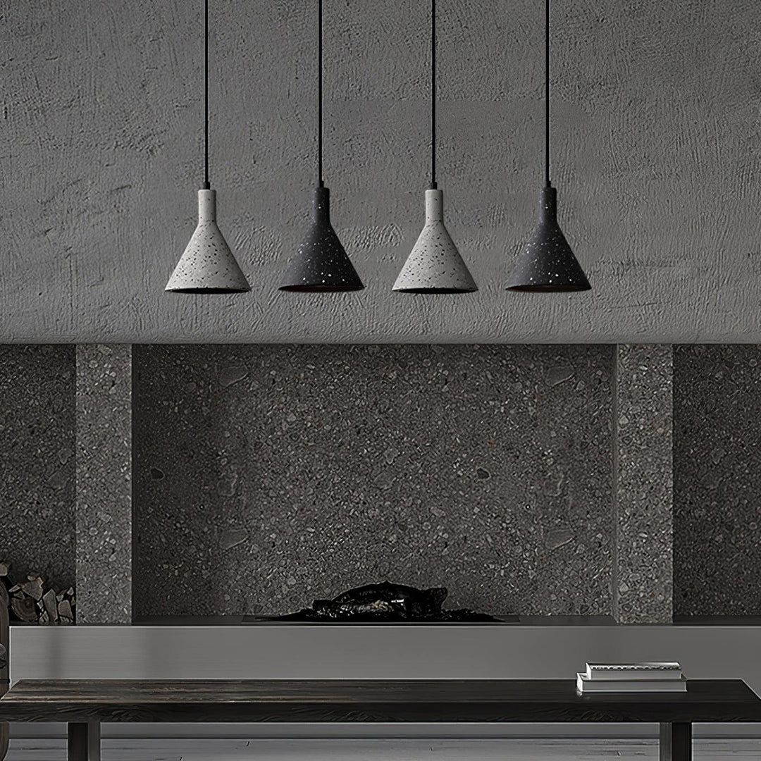 Aurshaor Suspension Ciment Minimaliste - Neutralighting