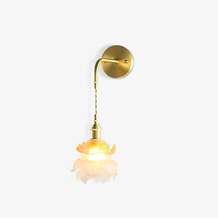 AmariraApplique Murale Laiton Verre Élégance Premium - Neutralighting