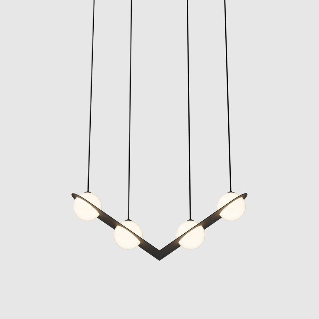 Selan Suspension en Verre Noir - Neutralighting