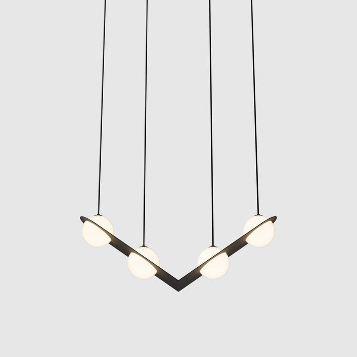 Selan Suspension en Verre Noir - Neutralighting